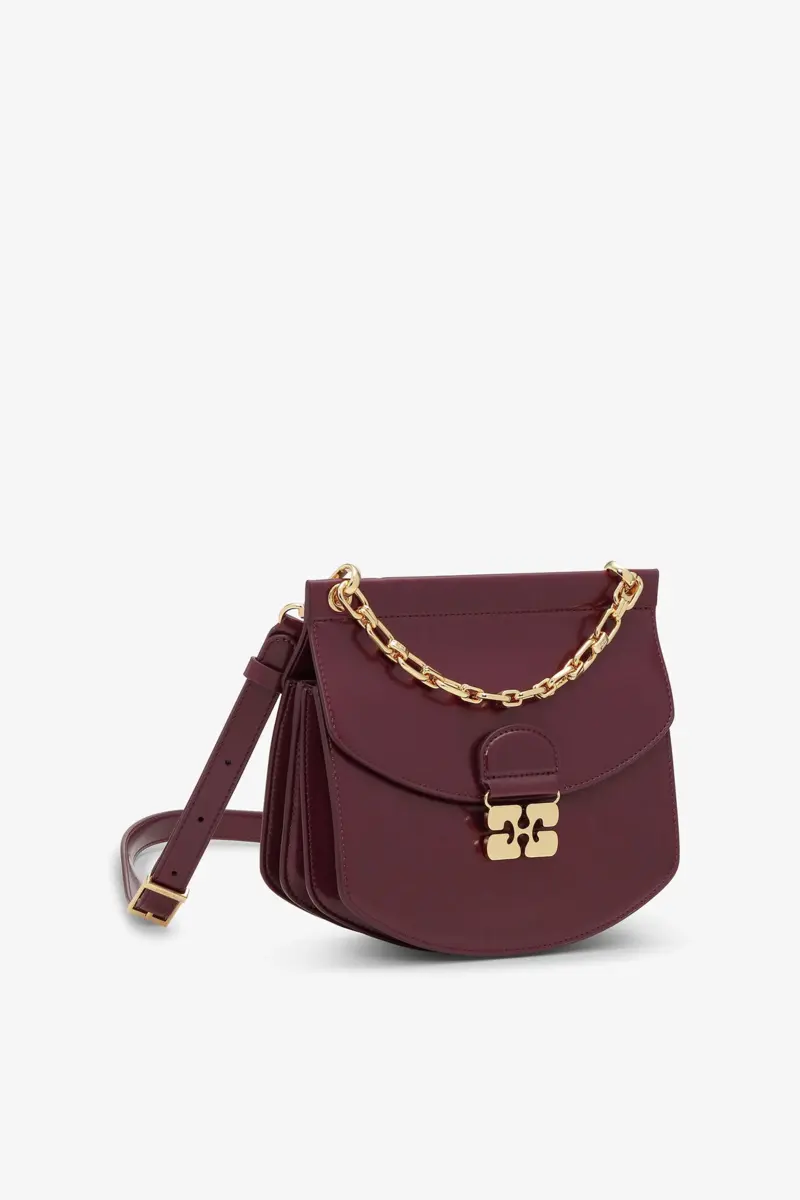 Burgundy Small Chain Apo-G Bag