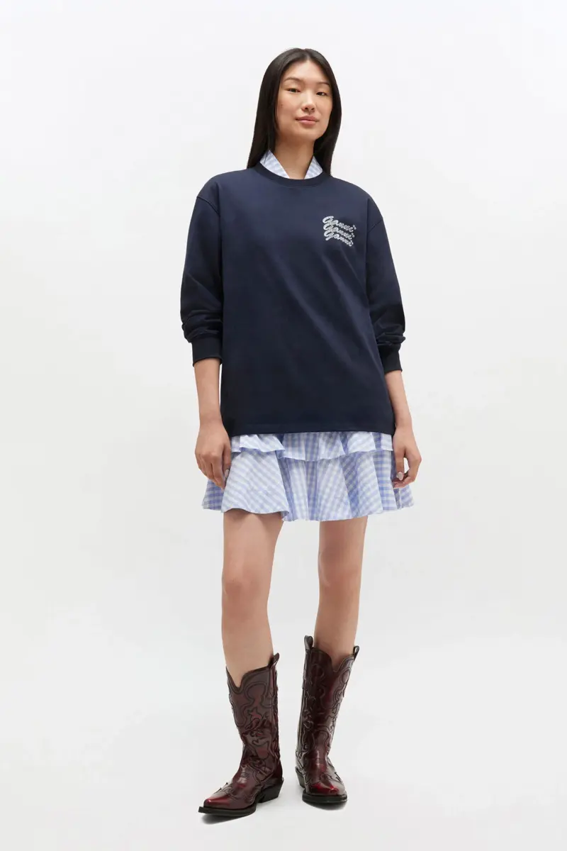 Dark Blue GANNI Sweatshirt