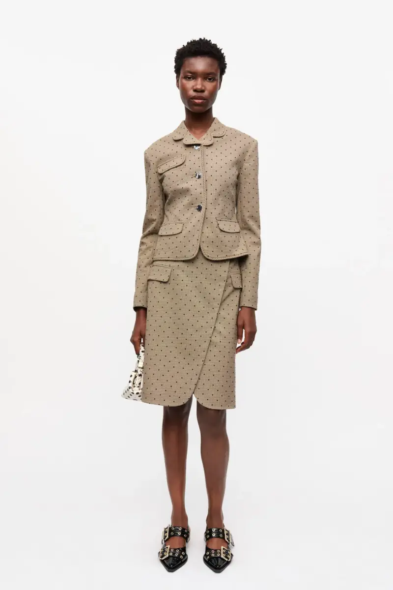 Flock Check Suiting Blazer