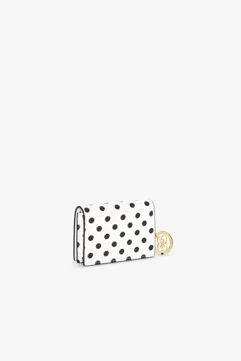 GANNI Bou Card Holder With Flap and Dots