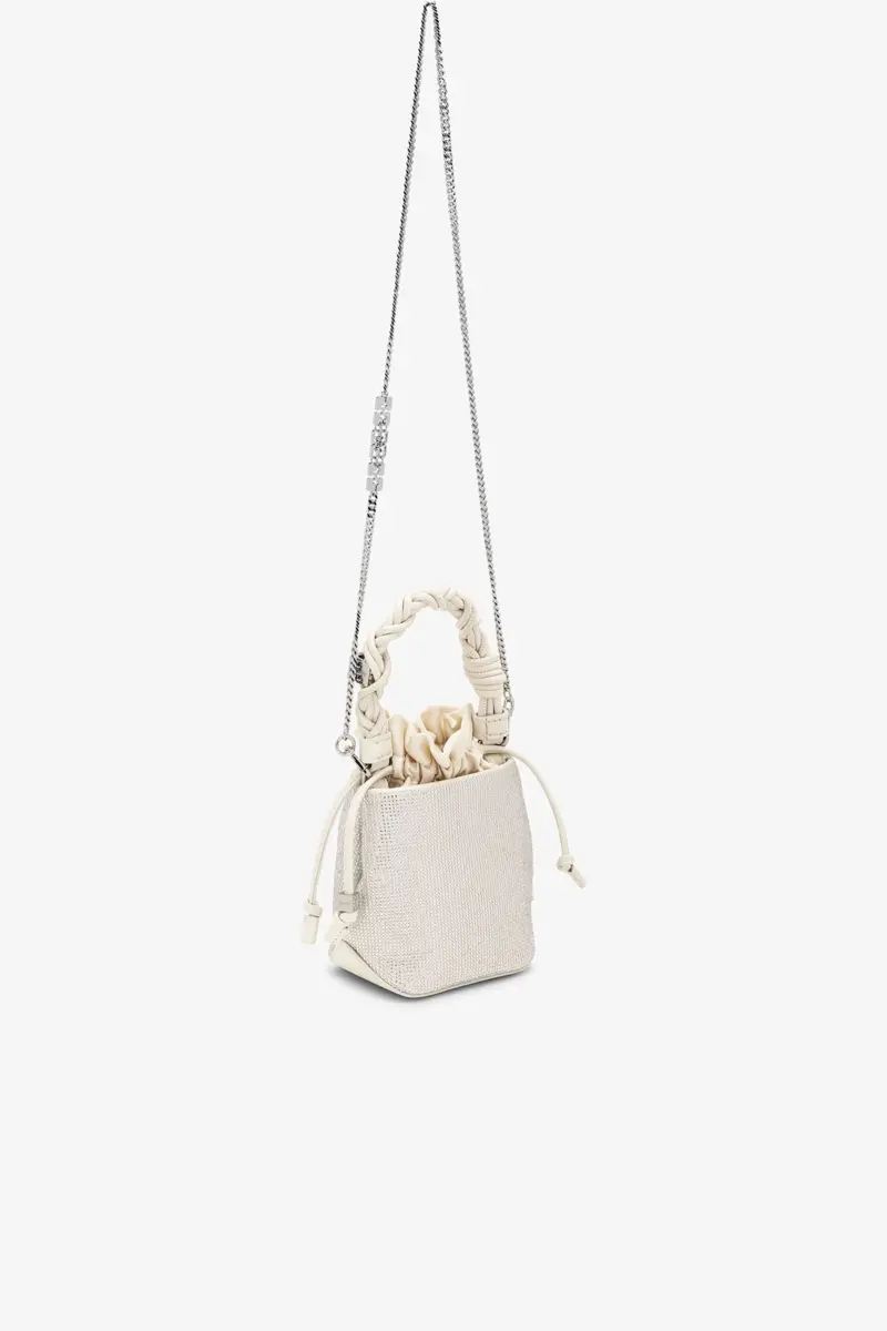 Ivory Mini GANNI Bou Bucket Bag