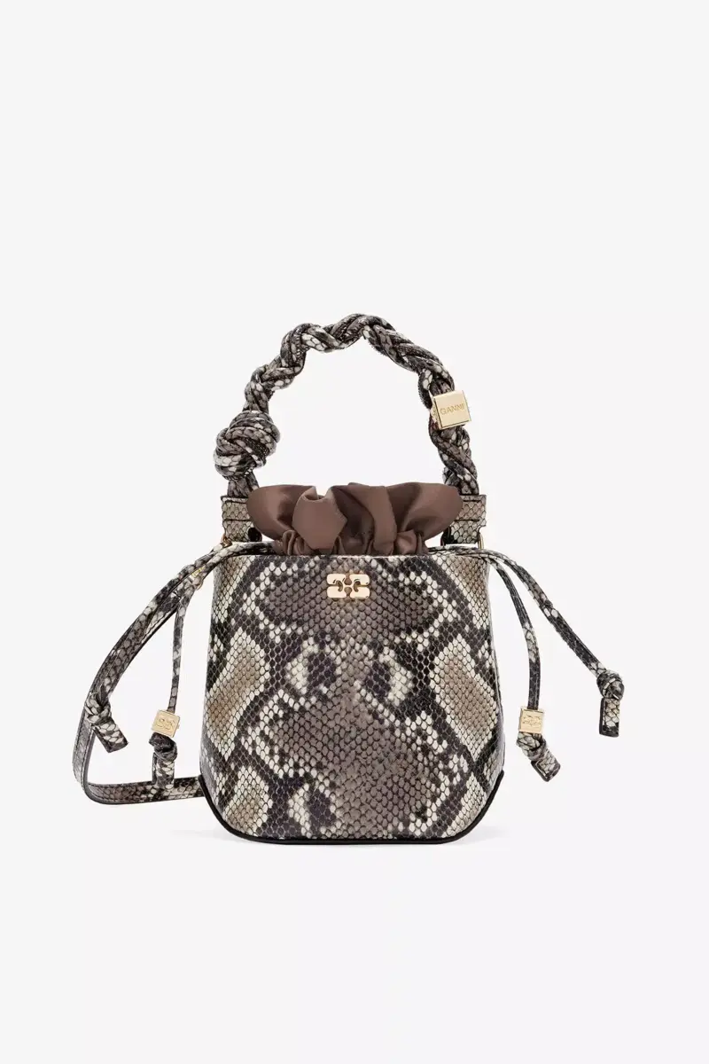 Snake Mini GANNI Bou Bucket Bag